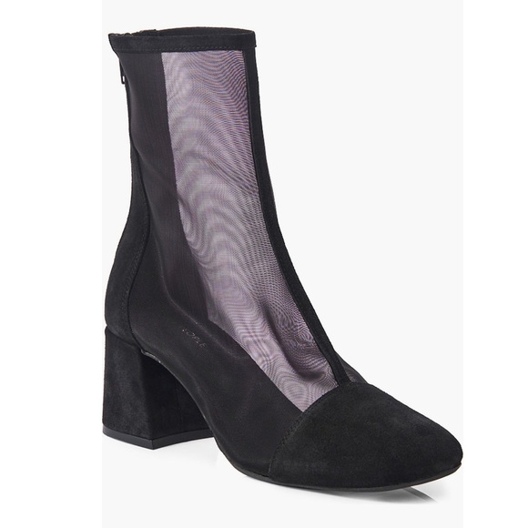 FREE PEOPLE Wisteria Cap Toe Bootie Black - Picture 2 of 12